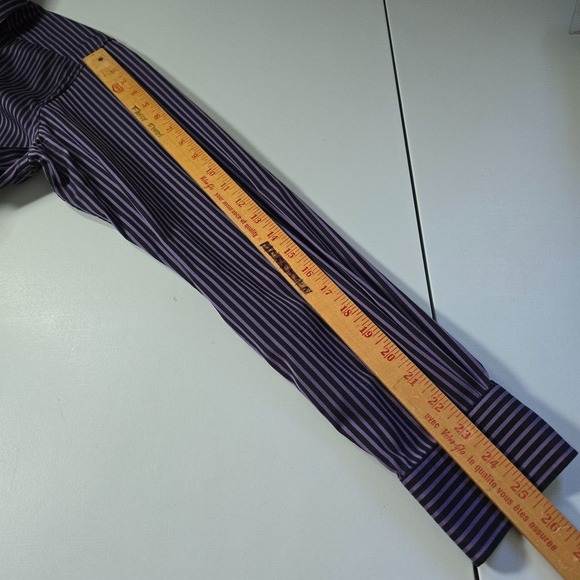 Eton Men Contemporary Striped Dress Shirt Size 15.5 Office‎ Preppy Formal READ - Picture 15 of 16